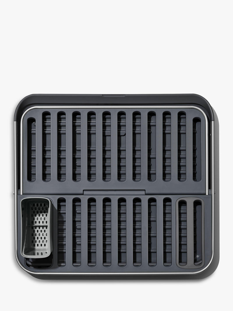OXO Aluminium Fold Flat Dish Rack, imported from the UK