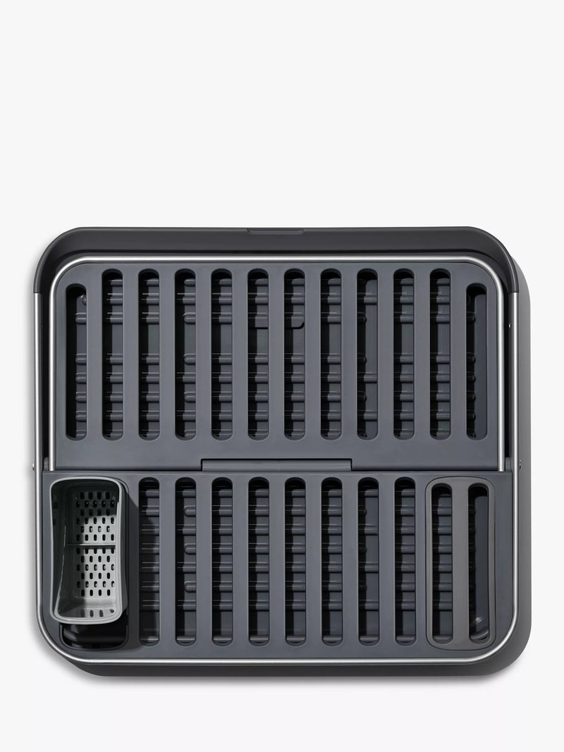OXO Aluminium Fold Flat Dish Rack, imported from the UK