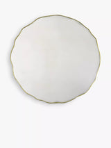 John Lewis Gallery Direct Brea Round Wall Mirror, Champagne, 101cm- Buy online at McGrocer