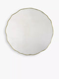 Gallery Direct Brea round wall mirror 101cm champagne - British product