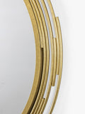 Gallery Direct round wall mirror silver-toned 80cm, imported from the UK