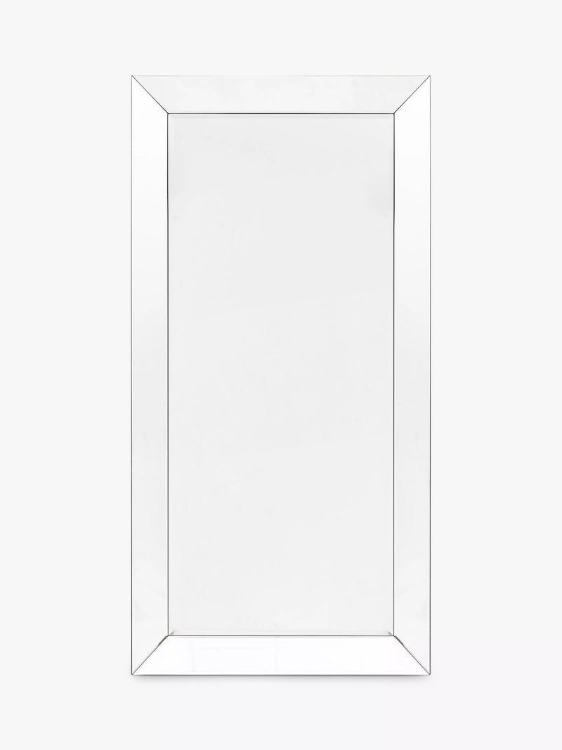 Gallery Direct Salinas rectangular full-length bevelled glass mirror 180x90cm - British product