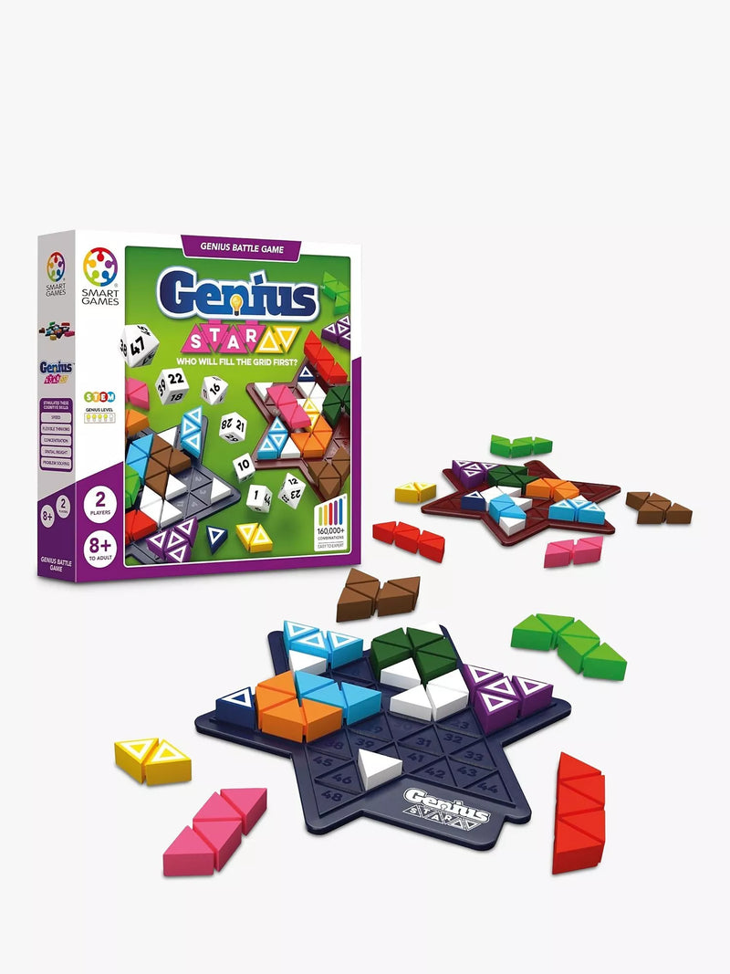 SmartGames Genius Star 24 educational puzzle game (British brand)