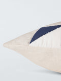 John Lewis navy quilted star cushion 50cm, imported from the UK
