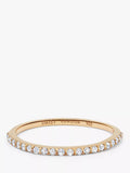 Daisy London Topaz Eternity Ring gold plated sterling silver (British brand)