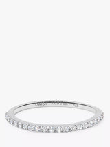 John Lewis Daisy London Topaz Half Eternity Ring Silver- Buy online at McGrocer