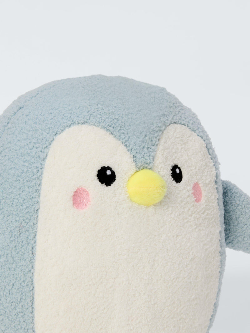 John Lewis Pip Cool Penguin plush toy blue, imported from the UK
