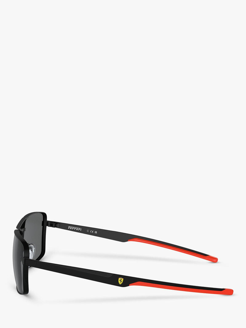 Scuderia Ferrari square sunglasses matte black/black, UK version