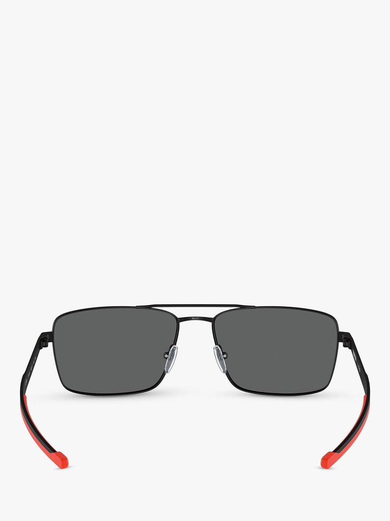 Scuderia Ferrari square sunglasses matte black/black, UK version