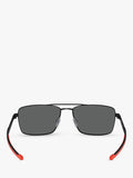 Scuderia Ferrari square sunglasses matte black/black, UK version