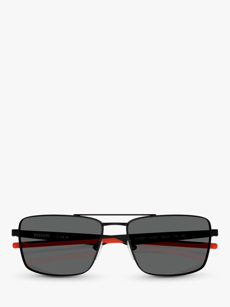 Scuderia Ferrari square sunglasses matte black/black, UK version