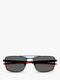 Scuderia Ferrari square sunglasses matte black/black, UK version