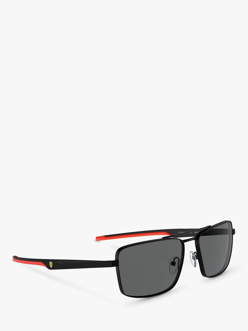 Scuderia Ferrari square sunglasses matte black/black, UK version