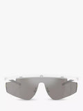 Scuderia Ferrari men's wrap sunglasses grey frame, imported from the UK