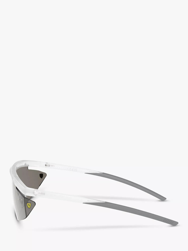 Scuderia Ferrari men's wrap sunglasses grey frame, imported from the UK