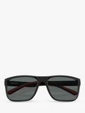 Scuderia Ferrari polarized rectangular sunglasses matte black - British product