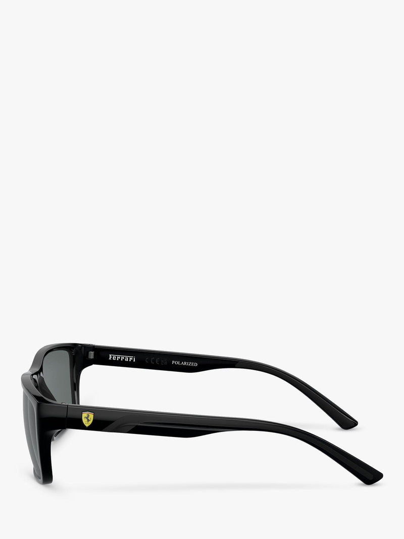 Scuderia Ferrari polarised rectangular sunglasses 59mm lens, UK version