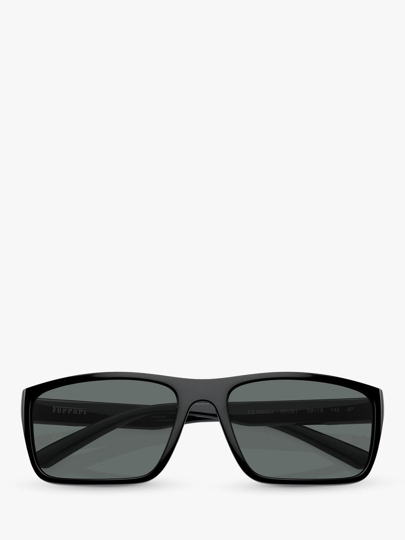 Scuderia Ferrari polarised rectangular sunglasses 59mm lens, UK version