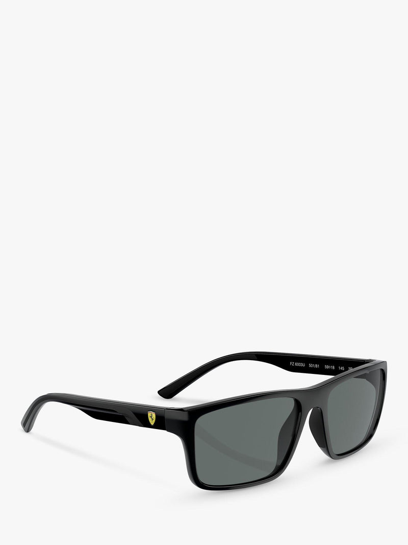 Scuderia Ferrari polarised rectangular sunglasses 59mm lens, UK version