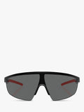 Scuderia Ferrari men's wrap sunglasses black, imported from the UK