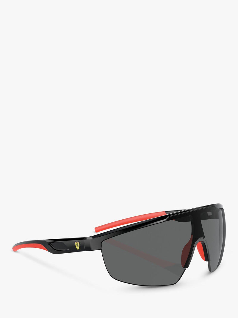 Scuderia Ferrari men's wrap sunglasses black, imported from the UK