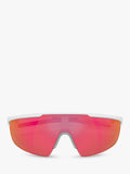Scuderia Ferrari wrap sunglasses opal grey - British product