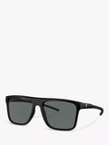 Scuderia Ferrari men's polarized rectangular sunglasses matte black - British product