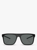 Scuderia Ferrari men's polarized rectangular sunglasses matte black - British product