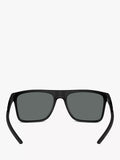 Scuderia Ferrari men's polarized rectangular sunglasses matte black - British product