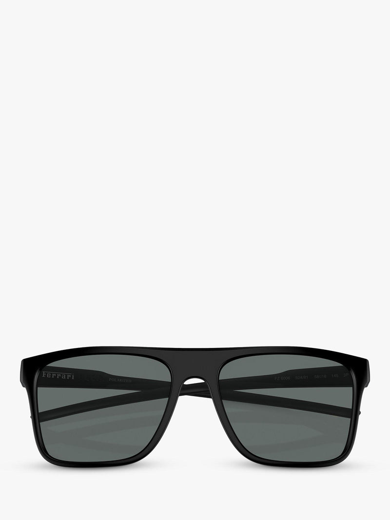 Scuderia Ferrari men's polarized rectangular sunglasses matte black - British product