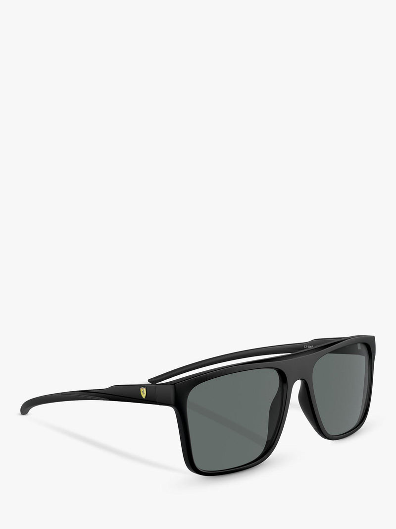 Scuderia Ferrari men's polarized rectangular sunglasses matte black - British product