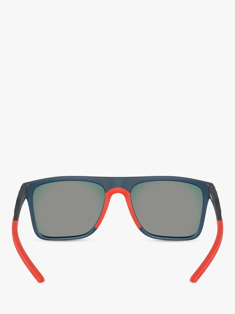 Scuderia Ferrari men's square sunglasses opal blue/red, imported from the UK