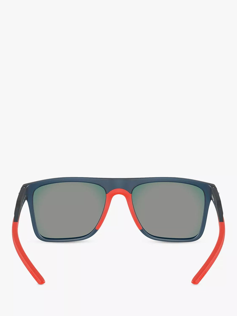 Scuderia Ferrari men's square sunglasses opal blue/red, imported from the UK
