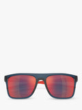 Scuderia Ferrari men's square sunglasses opal blue/red, imported from the UK