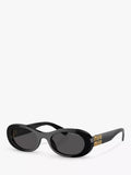 Miu Miu women's oval sunglasses black, imported from the UK