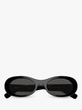 Miu Miu women's oval sunglasses black, imported from the UK