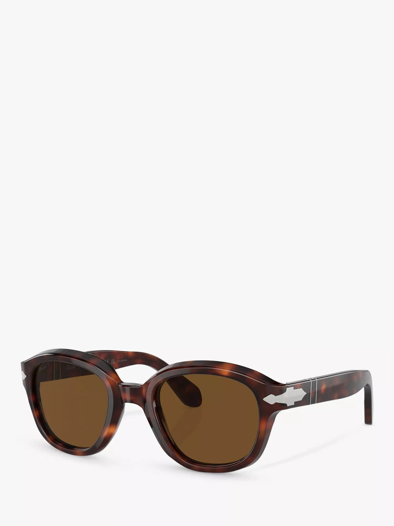 Persol polarized oval sunglasses Havana brown 50mm (British brand)