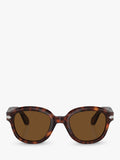Persol polarized oval sunglasses Havana brown 50mm (British brand)