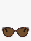 Persol polarized oval sunglasses Havana brown 50mm (British brand)