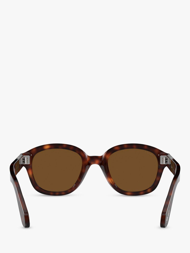 Persol polarized oval sunglasses Havana brown 50mm (British brand)