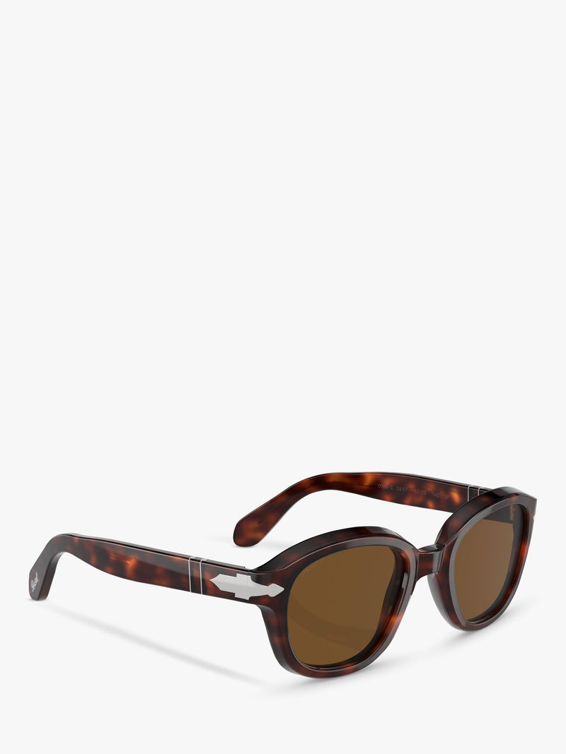 Persol polarized oval sunglasses Havana brown 50mm (British brand)
