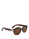 Persol polarized oval sunglasses Havana brown 50mm (British brand)