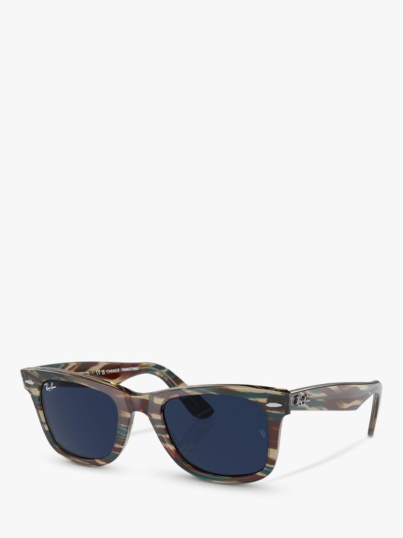 Ray-Ban D-Frame sunglasses grey acetate 50mm, UK version