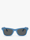Ray-Ban RB2140 rectangular sunglasses blue, imported from the UK