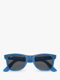 Ray-Ban RB2140 rectangular sunglasses blue, imported from the UK