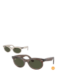 Ray-Ban RB2242 oval sunglasses grey frame, UK version