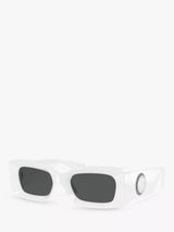 John Lewis Versace VE4474 Women's Rectangular Sunglasses White- Buy online at McGrocer