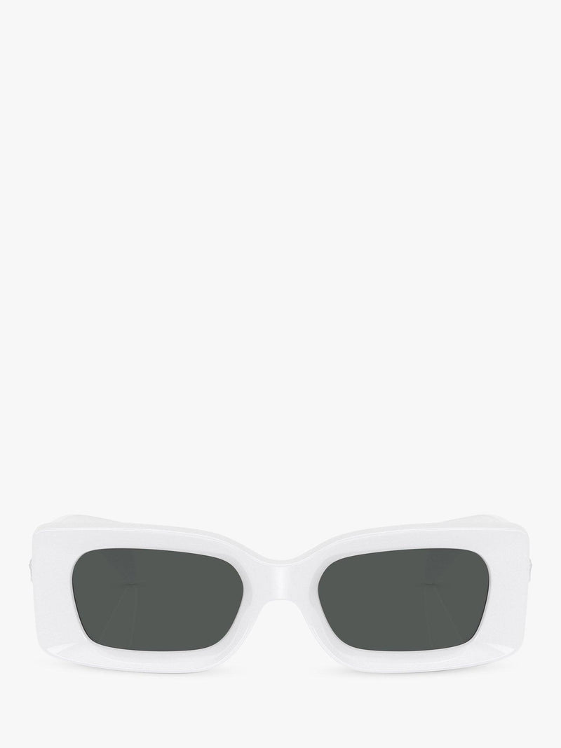 Versace white rectangular sunglasses (British brand)