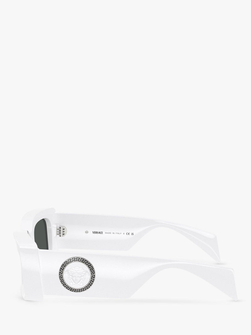 Versace white rectangular sunglasses (British brand)