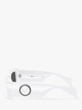 Versace white rectangular sunglasses (British brand)